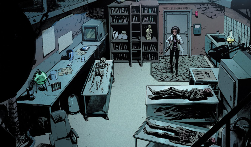 Brigette, a scientist behind the discovery of Bone Parish’s magical ash.